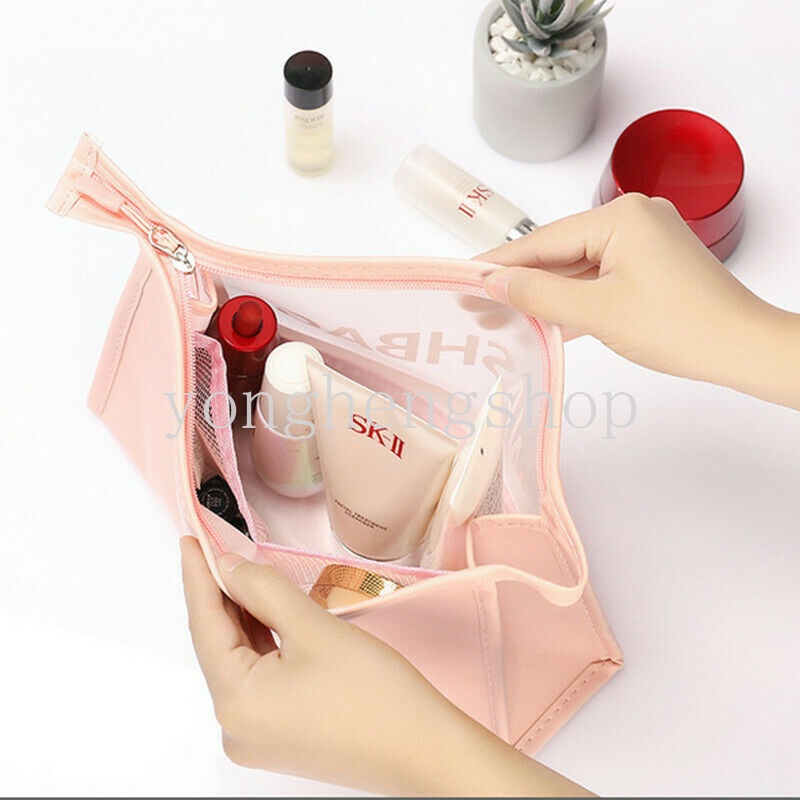 Túi Đựng Mỹ Phẩm Trong Suốt Sức Chứa Lớn Tiện Dụng Khi Đi Du Lịch