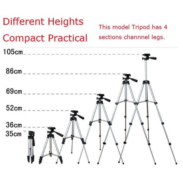 Chân máy ảnh,máy quay,điện thoại Tripod 3110