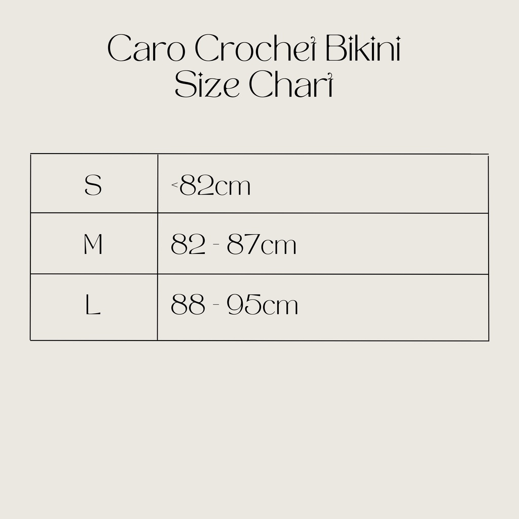 Bikini Set đan móc Splassshy The Caro Crochet