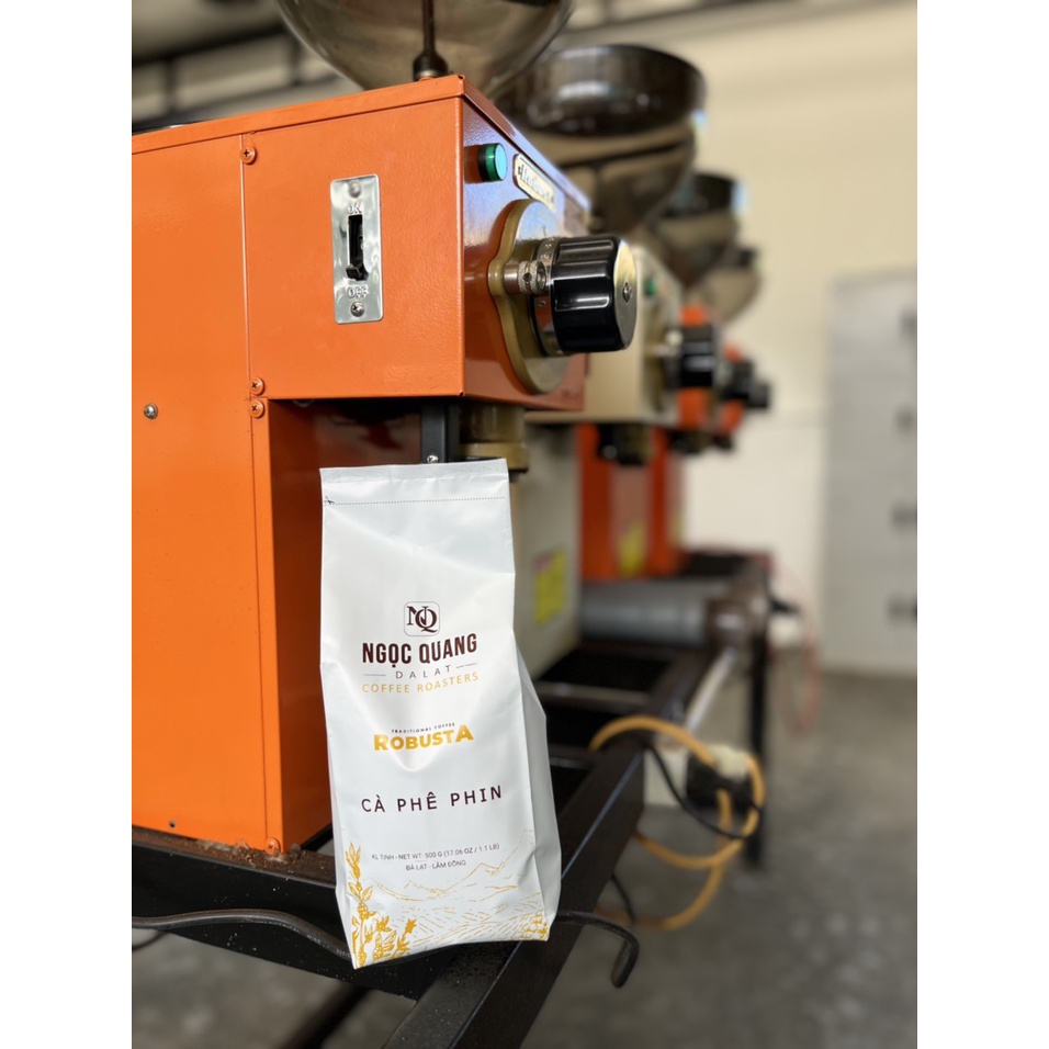 Cà phê rang xay nguyên chất 100% ROBUSTA (500gr)- NGỌC QUANG ĐÀ LẠT | BigBuy360 - bigbuy360.vn