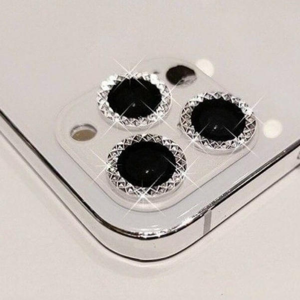 Bộ 3 dán mắt camera kim cương iPhone 13 mini 13 12 Mini,, 12 Pro, 12 Pro Max 11 11 Pro 11 Pro Max cực nổi bật nhiều màu