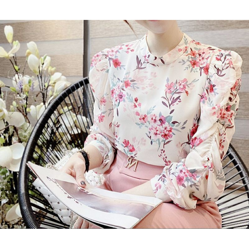 Các kiểu cổ áo đẹp nhất chất liệu chiffon cao cấp