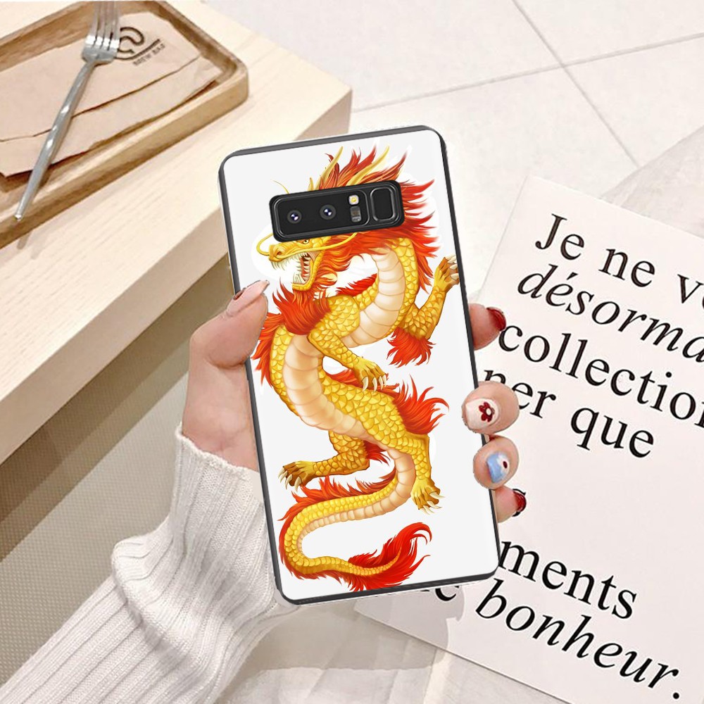 Ốp lưng Samsung S7 Edge Viền dẻo TPU hình Rồng Xanh
