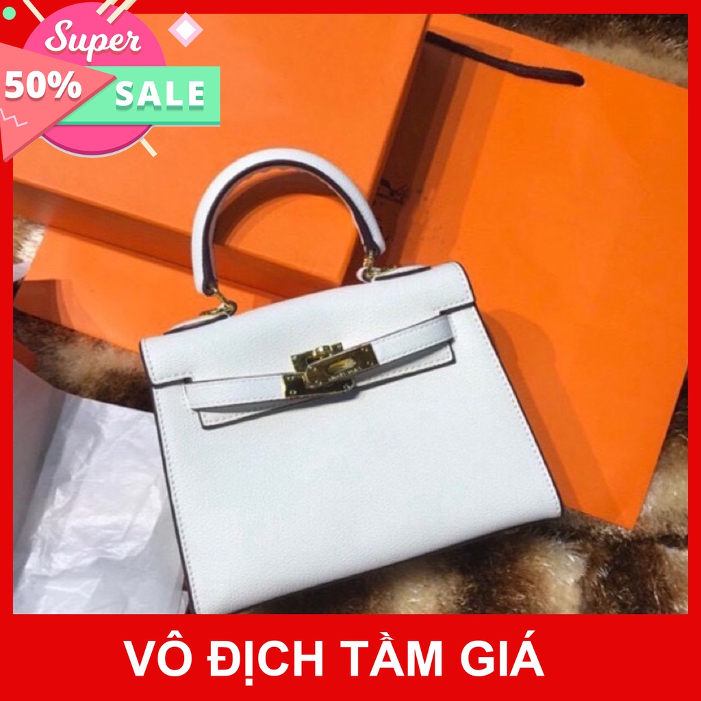 [Tặng khăn] Túi hm size 25 túi hermès size 20 thết kế ổ khoá mạ vàng siêu thời trang