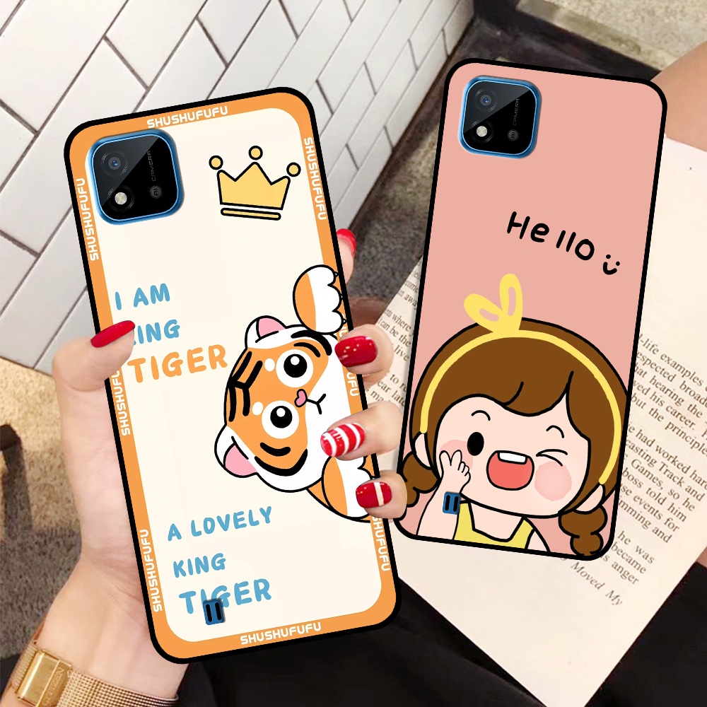 Ốp Realme C11 2020/2021 / C12 / C15 / C20  in hình mickey, hổ, kingtiger siêu rẻ T19 - T24