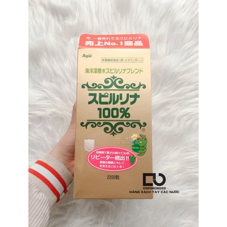 TẢO XOẮN SPRIRULINA 2200 viên Nhật Bản ( Có Bill)