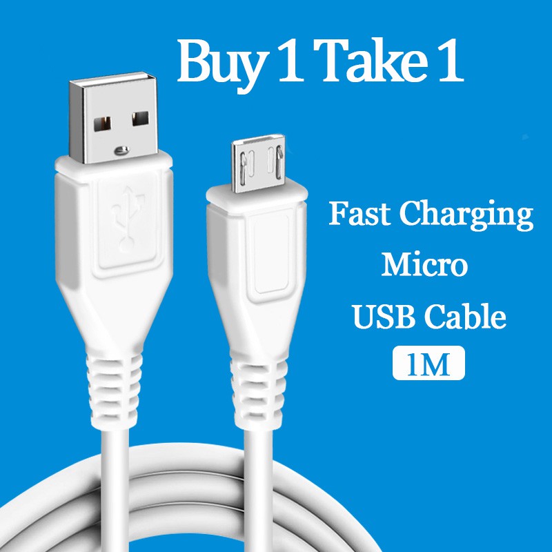 Cáp sạc nhanh hai đầu USB Micro và USB cho Vivo 9V V9 V7 V5 Plus Y17 Y11 Y19 V17 V15 Pro V9 V7 V5 Plus