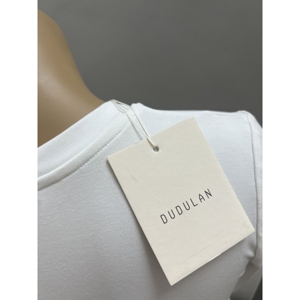 Áo croptop tay dài cổ tròn DUDULAN cotton - A03