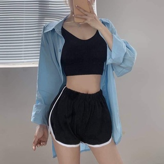 Quần đùi viền ba màu mới KA