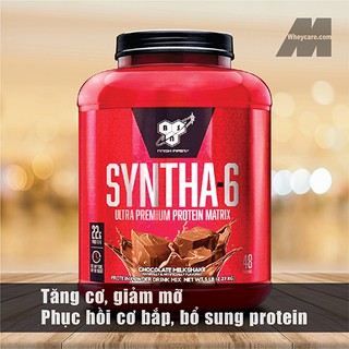 BSN SYNTHA-6 CHOCOLATE 5LB - 2.27 Kg - Tăng cơ, giảm mỡ cho Thể thao, Gym, Yoga, Fitness