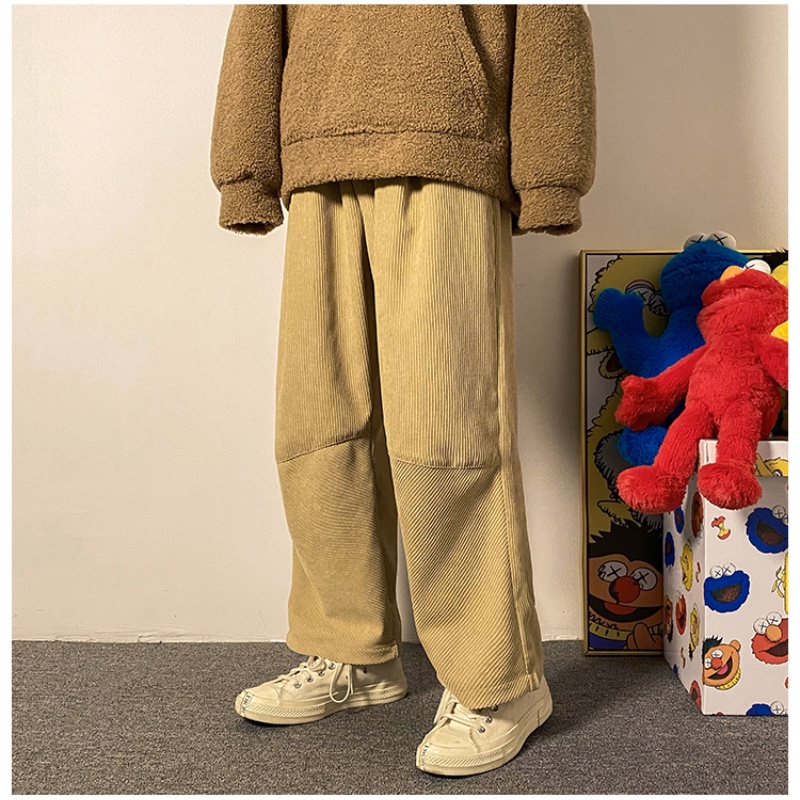 Quần ống rộng Màu Trơn Thời Trang Dành Cho Nam Size L-8XL