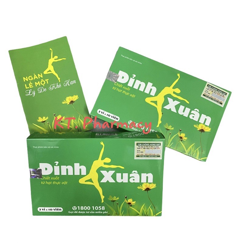 Viên uống ĐỈNH XUÂN - Hộp 20v