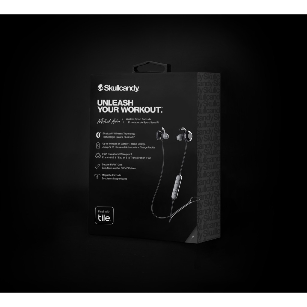 Tai nghe bluetooth thể thao Skullcandy Method Active Wireless - Bảo hành 12 tháng chính hãng