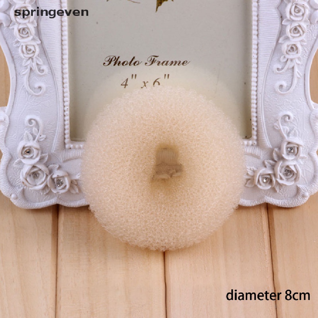 Búi Tóc Giả Hình Bánh Donut Bằng Xốp Tổng Hợp DIY