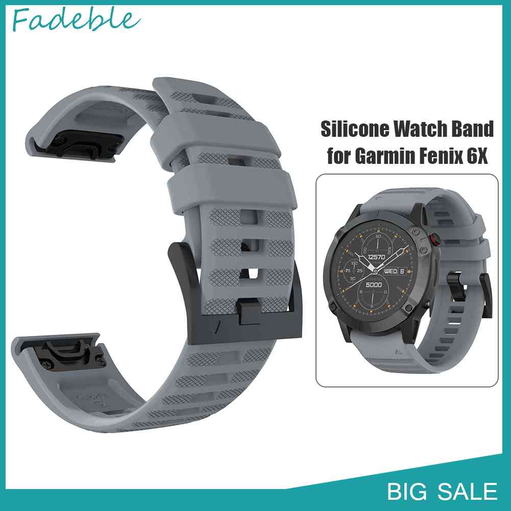 Dây Đeo Silicone 26mm Cho Garmin Fenix 6X