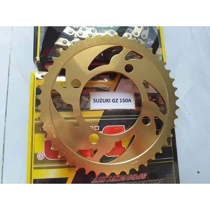 Nhông sên đĩa cho xe suzuki Gz150A _ Loại 12li có phốt caosu