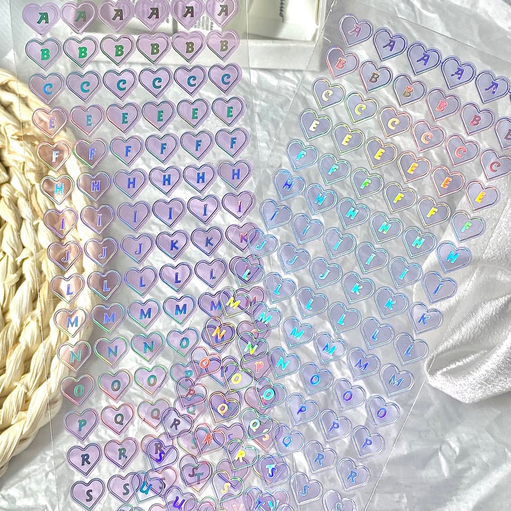 1 Miếng Dán Trang Trí Điện Thoại Hình Chữ Cái Tiếng Anh