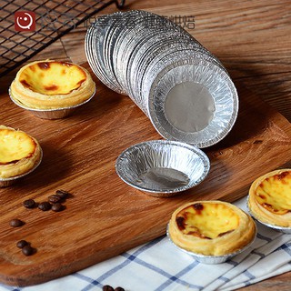 50 đế bánh tart trứng khuôn giấy bạc (DC 72)