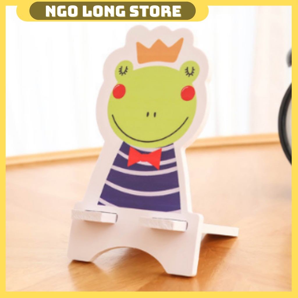 Giá Đỡ Điện Thoại Hình Thú Bằng Gỗ Siêu Cute đa chức năng có thể điều chỉnh | BigBuy360 - bigbuy360.vn