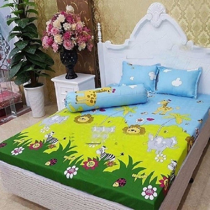Set 3 món Ga Gối Poly đẹp mê ly nhiều mẫu xinh  Giặt máy giặt thoải mái , k bai, k xù