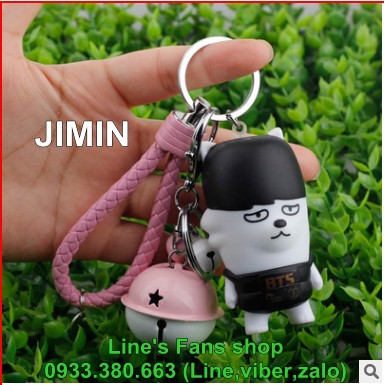 Móc khóa BTS (KM tặng Sticker & hình xăm BT21 BTS, khách chọn mẫu)