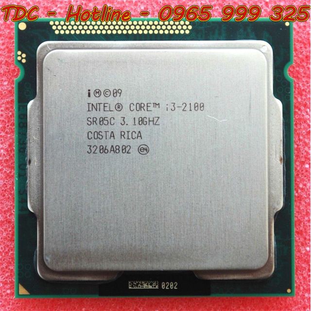 Bộ vi xử lý intel core i3 3240; i3 3220; i3 2100, socket 1155 lắp main h61, B75, h55 ... Tặng kèm keo tản nhiệt.