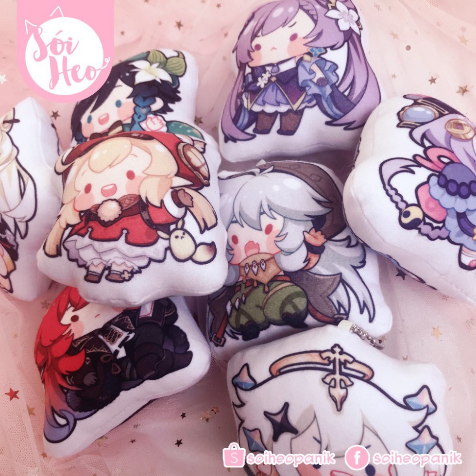 Móc khóa/Plushie nhồi bông Genshin Impact S020