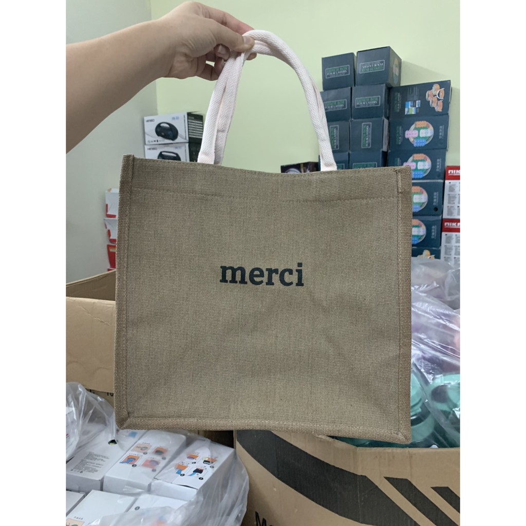 [HÀNG LOẠI 1] Túi cói Merci 🔥FREESHIP🔥 Túi xách nữ đi biển,đi chơi mẫu mới dáng Vintage La Cà Shop