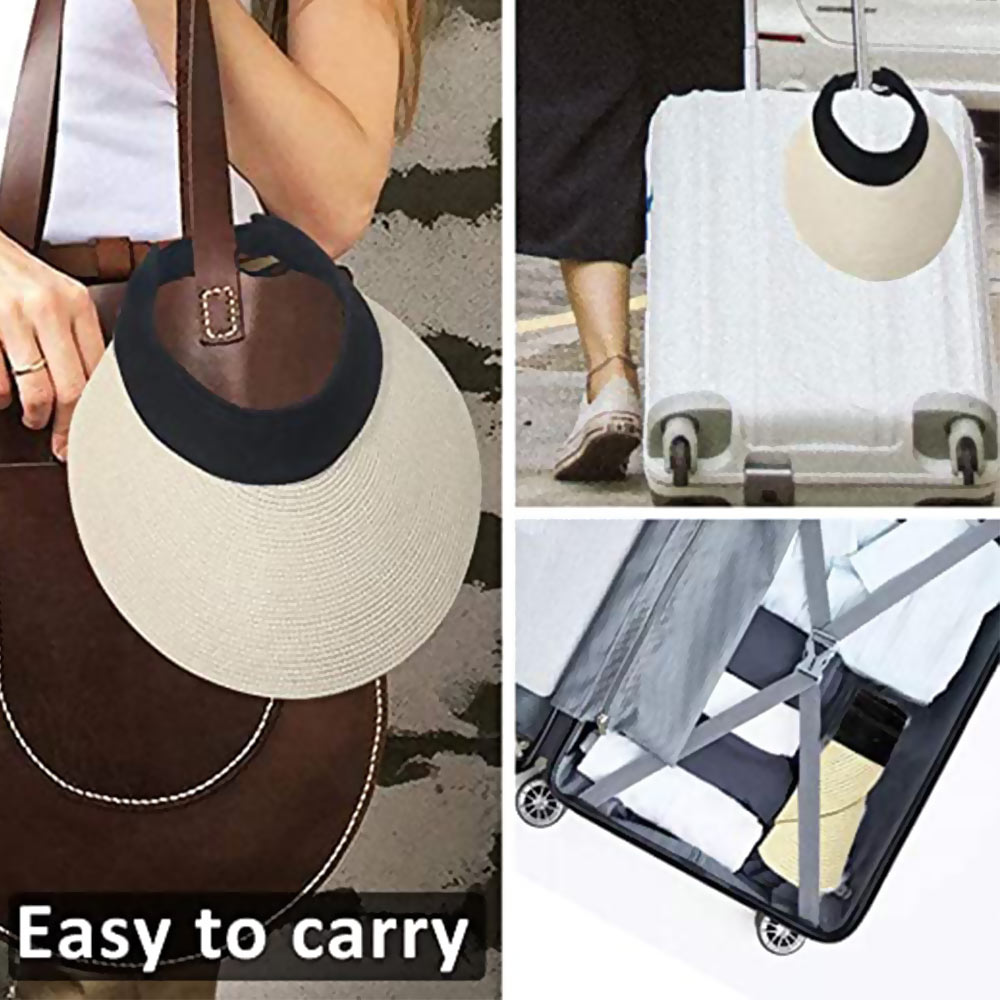 Nón Rộng Vành Chống Nắng Nhiều Màu Sắc Có Thể Gấp Gọn Thời Trang Đi Biển Mùa Hè Cho Nữ