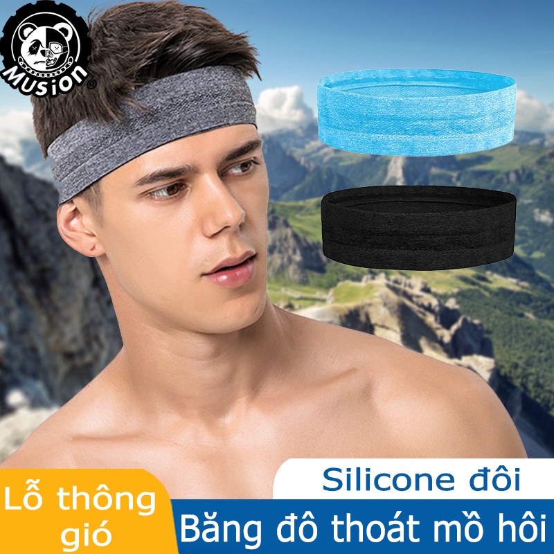 Băng đô thể thao chống trượt thấm hút mồ hôi