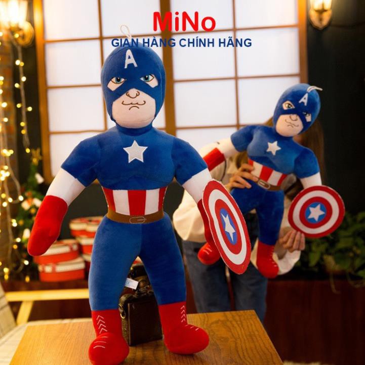 [ Mua ngay nhận ưu đãi của TINI ] Gấu Bông Nhân Vật Captain America Cho Bé Shop MINO