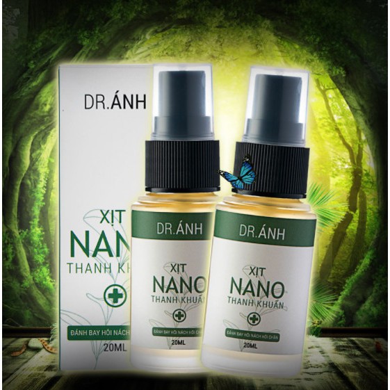 [Freeship] Xịt Nano Thanh Khuẩn Dr.Ánh, Khử Mùi Hôi Nách Hôi Chân, Mùi Hôi Cơ Thể. Thơm mát tạm biệt mùi hôi