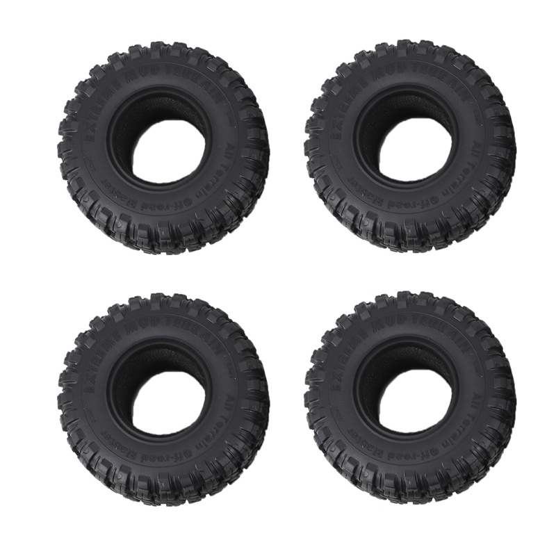 Set 4 Bánh Xe Cao Su 118MM 2.2 Dành Cho Xe Ô Tô Đồ Chơi 1 / 10 RC Axial Wraith SCX10 Capra Traxxas TRX4 TRX6 D90