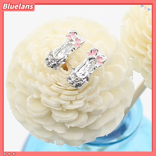 Bông tai hình giày ba-lê đính nơ xinh xắn