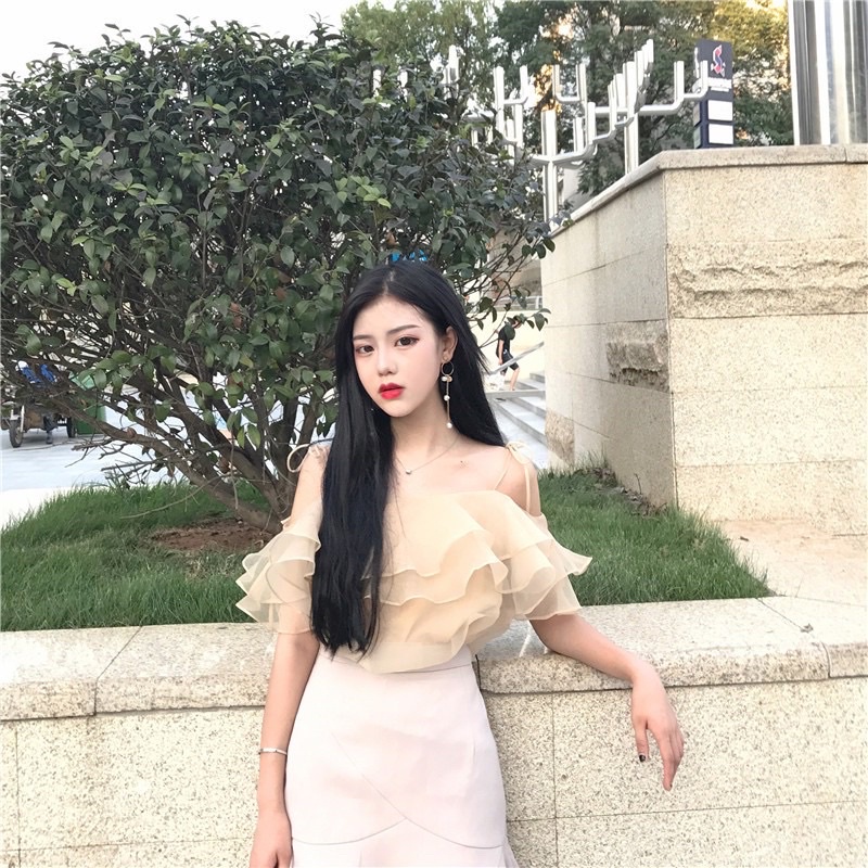 ÁO HAI DÂY CHẤT VOAN TƠ