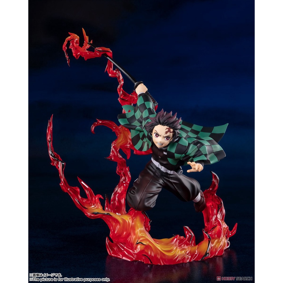 Mô Hình TANJIRO KAMADO TOTAL CONCENTRATION Demon Slayer Kimetsu No Yaiba Figuarts zero Mini Bandai Đồ Chơi Figure Anime