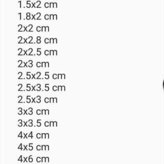 100 cái túi zip nhỏ nhất 1.5x2