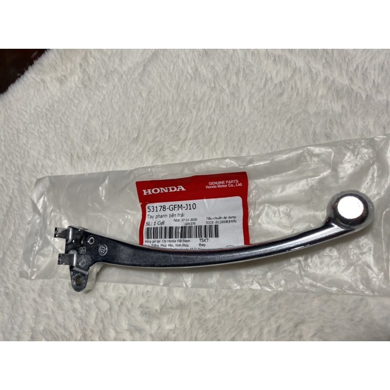 Tay Phanh Bên trái Lead 2018 hàng Honda chính hãng (Genuine Honda Lead 2018 Left Brake Lever) 53178-GFM-J10