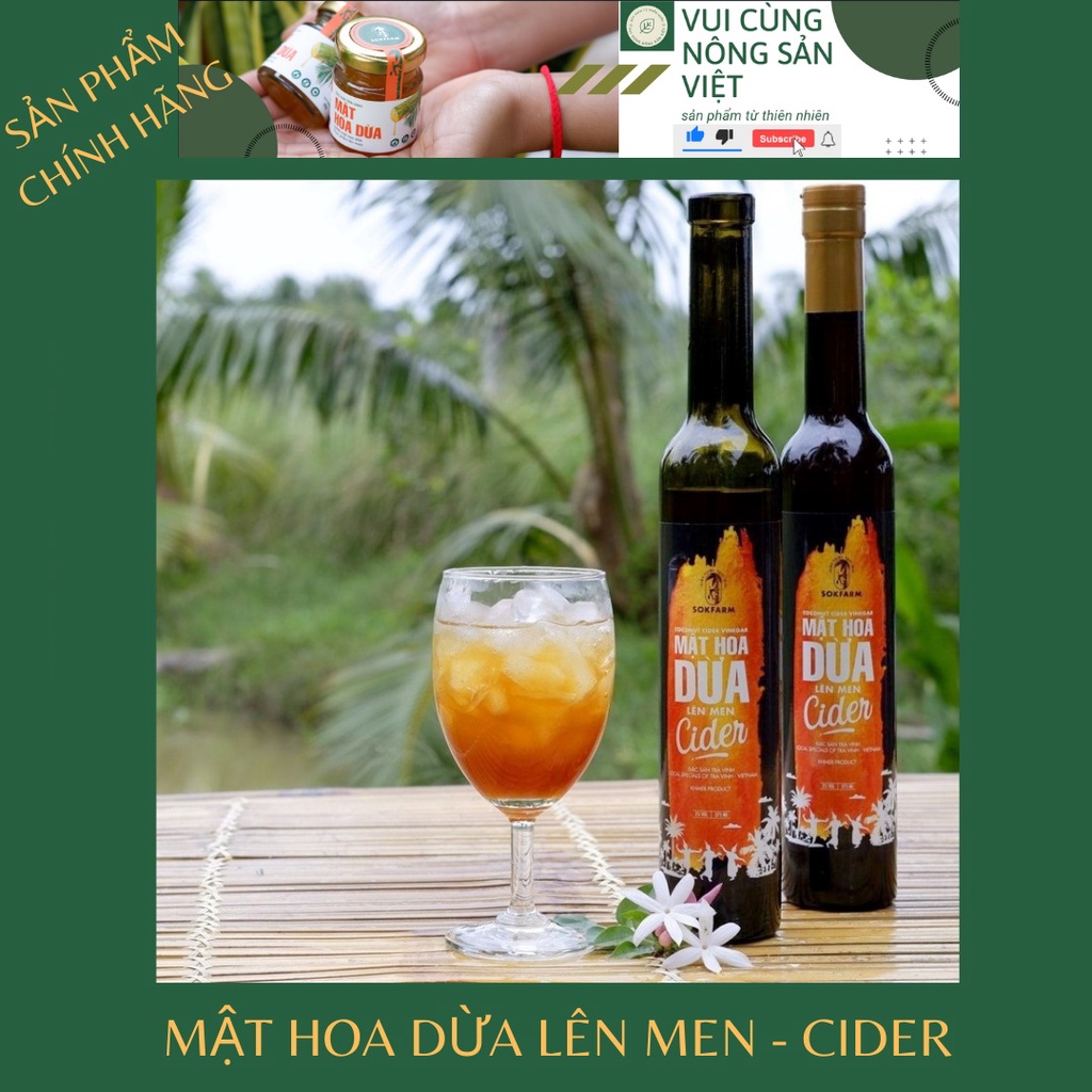 Mật hoa dừa lên men Cider 375ml