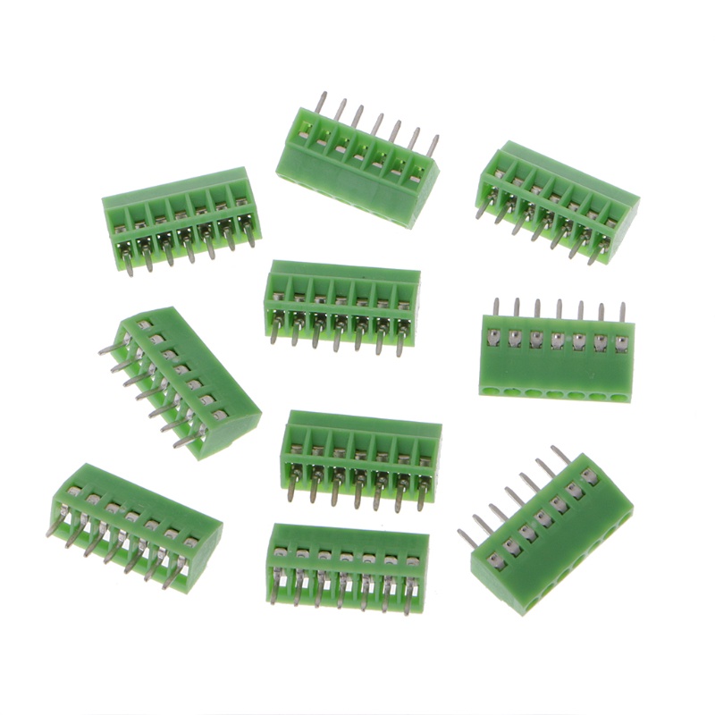 Set 10 Đầu Nối Thiết Bị Đầu Cuối PCB 2Pin-10Pin 2 54mm