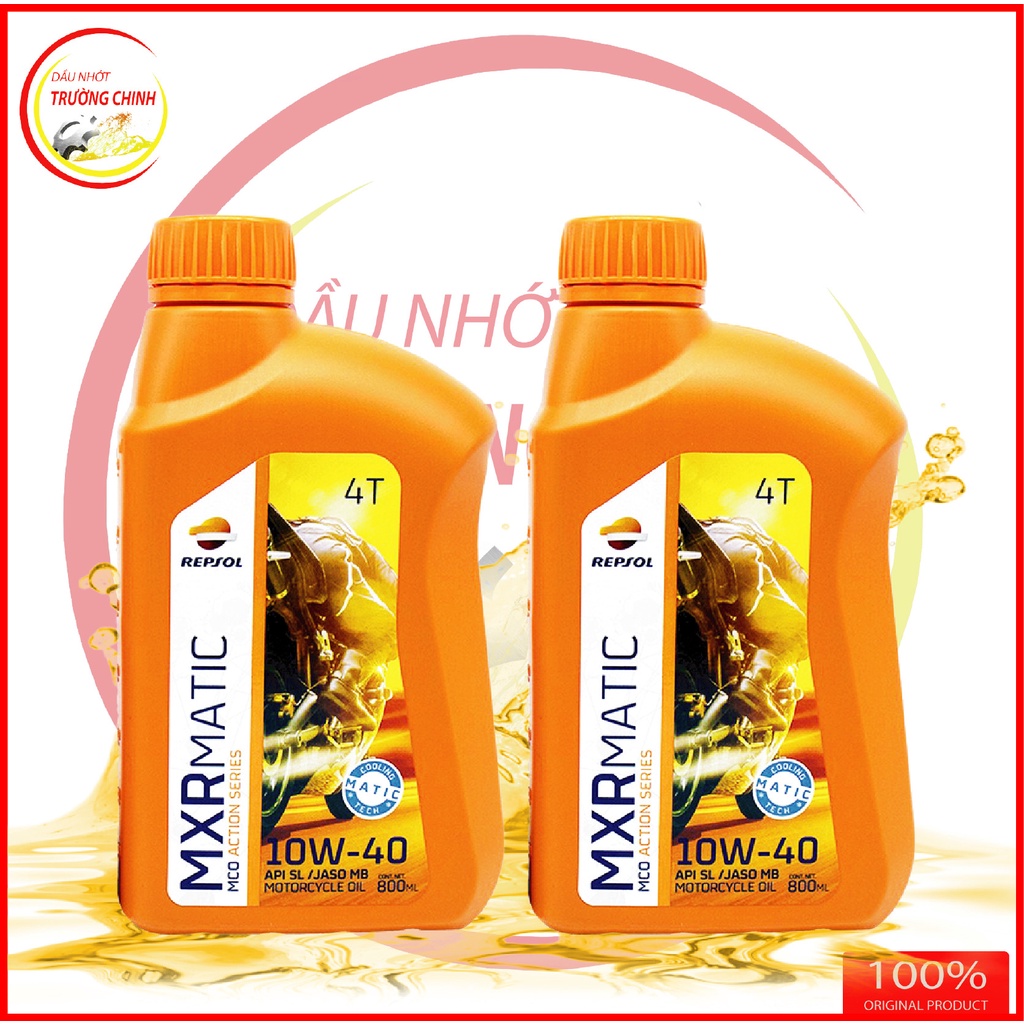 Nhớt Repsol Matic 4T 10W40 MB 800ML dành cho xe ga