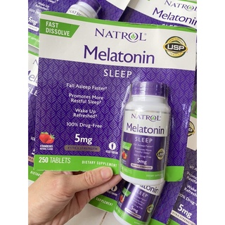 viên ngậm dễ ngủ melatonin 5mg