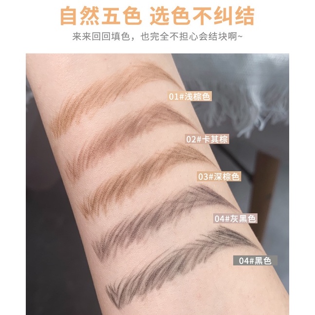 Chì Kẻ Lông Mày XIXI Chống Thấm Nước Và Mồ Hôi Màu Đen / Nâu / Xám