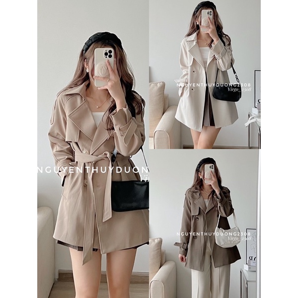 [NEW]ÁO KHOÁC MANGTO KÈM ĐAI HÀN QUỐC HÀNG CHUẨN LOẠI ĐẸP