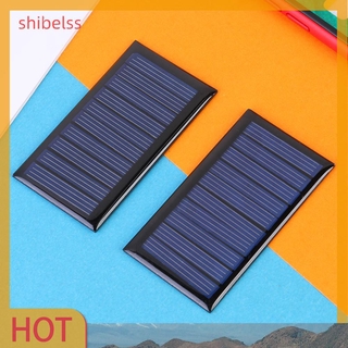 （ʚshibelss）0.3W 5V 60mA Solar Panel Polycrystalline Solar Cell Panel for 3.6V Battery