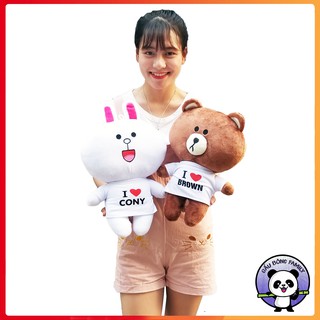 Gấu bông brown or gấu bông thỏ cony size 70cm hàng cao cấp