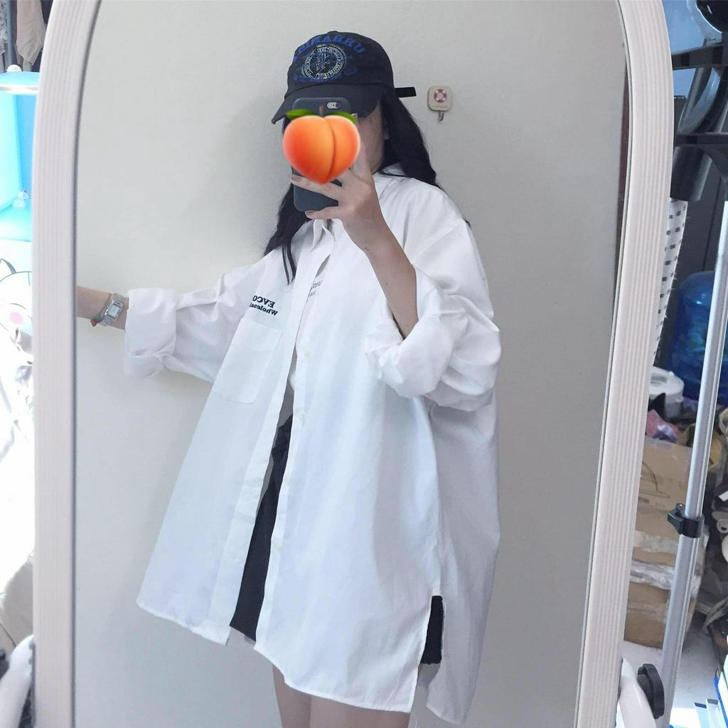 Somi freesize unisex 2hand _Somi form rộng /Somi nâu freesize/Somi kẻ xanh form rộng/Somi trắng freesize xẻ tà