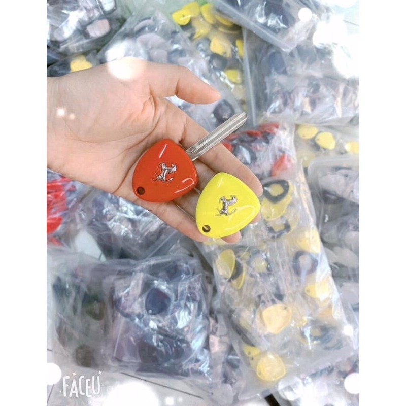 Phôi chìa khoá xe EXCINTER , SIRIUS FI độ mẫu Ferrari ( tặng kèm 1 chìa nguyên bản )
