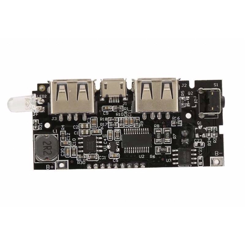 Mạch sạc dự phòng 2.1A màn hình LCD