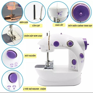 [FREESHIP] Máy May Mini Cao Cấp Có Đèn Led Tặng Kèm Chỉ May.